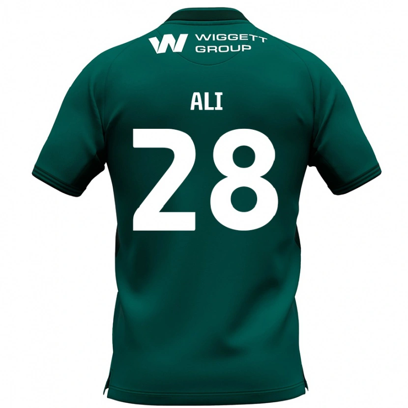 Danxen Niño Camiseta Francesca Ali #28 Verde 2ª Equipación 2024/25 La Camisa