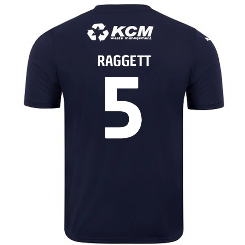 Danxen Niño Camiseta Sean Raggett #5 Azul Marino 2ª Equipación 2024/25 La Camisa