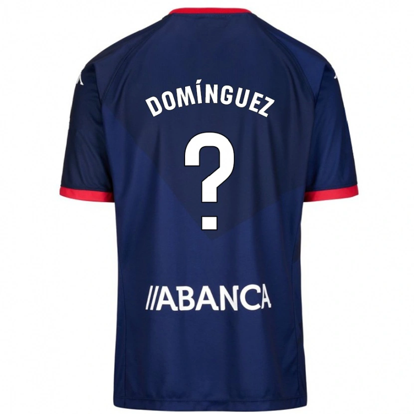 Danxen Niño Camiseta David Domínguez #0 Azul Marino 2ª Equipación 2024/25 La Camisa