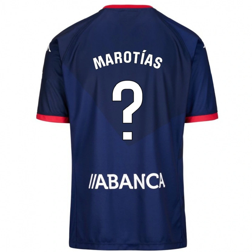Danxen Niño Camiseta Oscar Marotías #15 Azul Marino 2ª Equipación 2024/25 La Camisa
