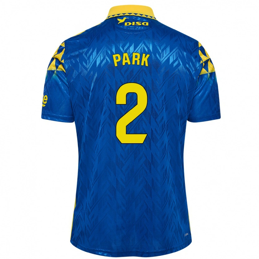 Danxen Niño Camiseta Marvin Park #2 Azul Amarillo 2ª Equipación 2024/25 La Camisa