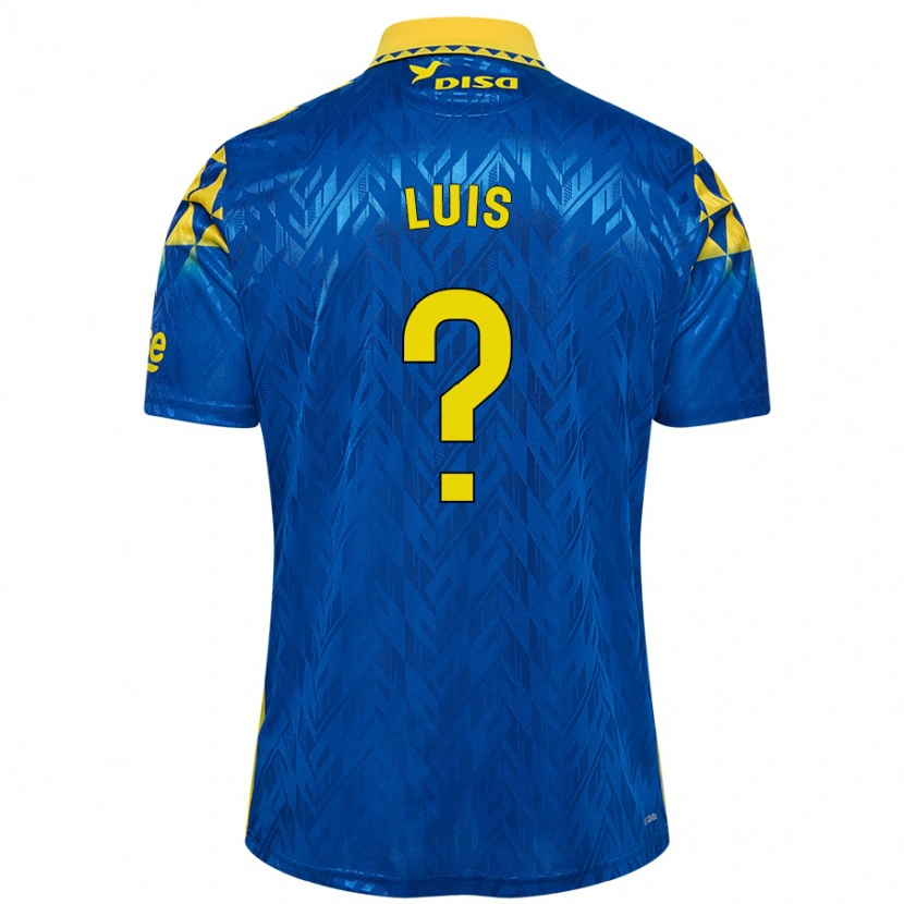 Danxen Niño Camiseta Ryan Luis #0 Azul Amarillo 2ª Equipación 2024/25 La Camisa