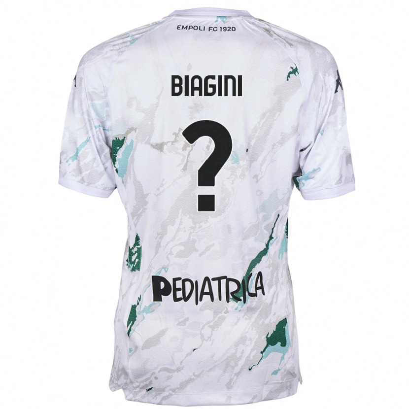 Danxen Niño Camiseta Valerio Biagini #0 Gris 2ª Equipación 2024/25 La Camisa
