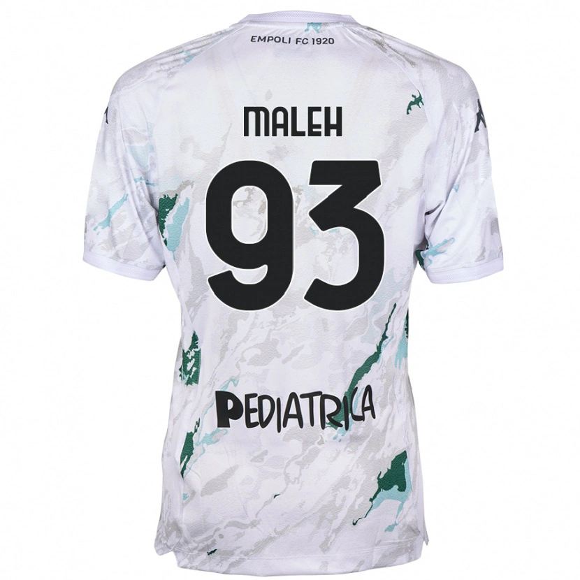 Danxen Niño Camiseta Youssef Maleh #93 Gris 2ª Equipación 2024/25 La Camisa