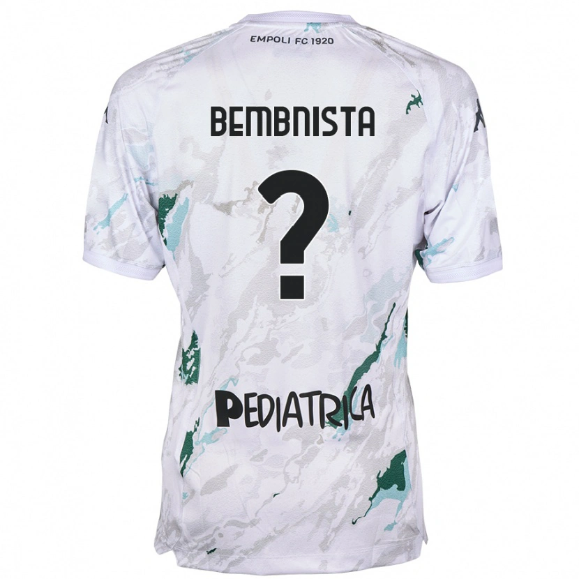 Danxen Niño Camiseta Dawid Bembnista #0 Gris 2ª Equipación 2024/25 La Camisa