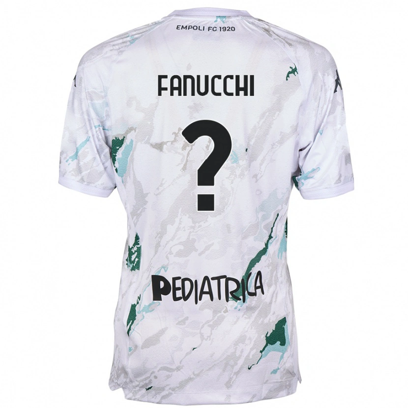 Danxen Niño Camiseta Filippo Fanucchi #0 Gris 2ª Equipación 2024/25 La Camisa
