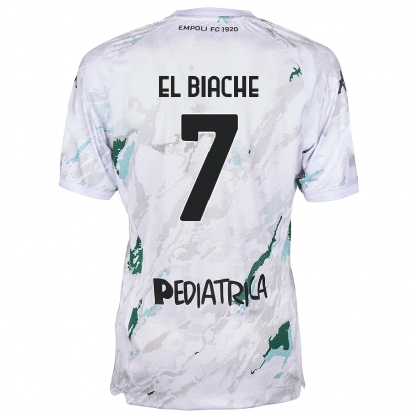 Danxen Niño Camiseta Noah El Biache #7 Gris 2ª Equipación 2024/25 La Camisa