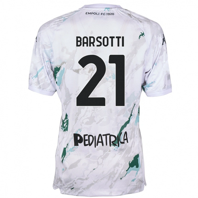 Danxen Niño Camiseta Leonardo Barsotti #21 Gris 2ª Equipación 2024/25 La Camisa