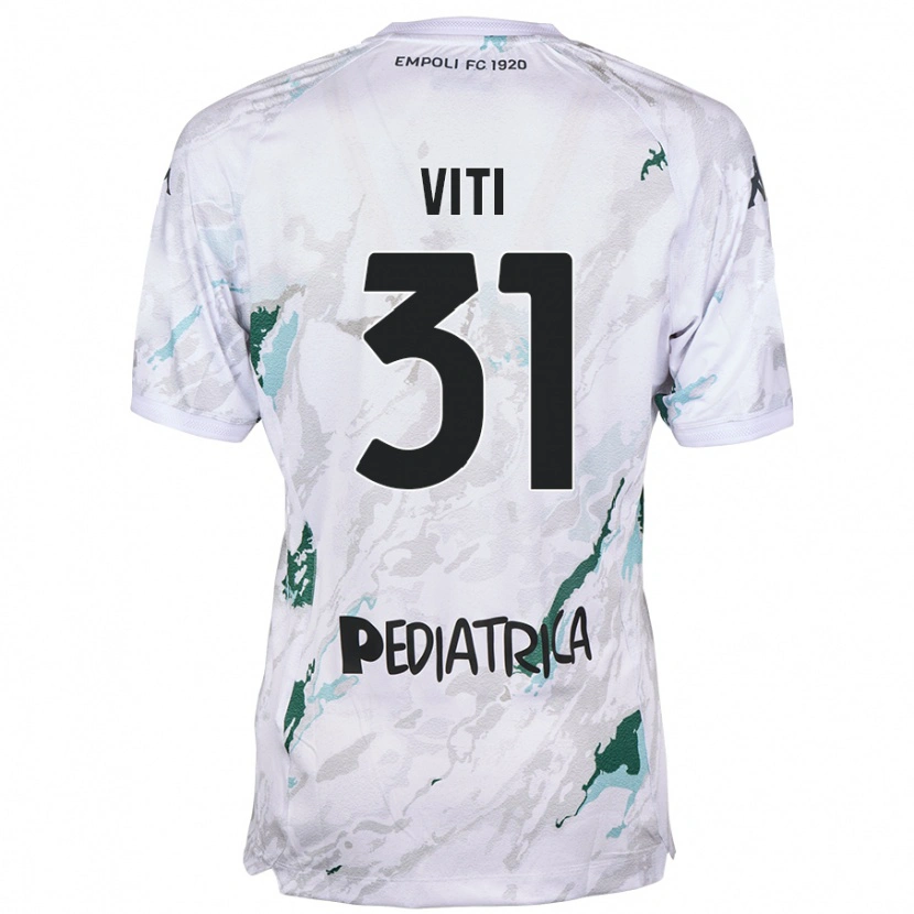 Danxen Niño Camiseta Vittorio Viti #31 Gris 2ª Equipación 2024/25 La Camisa