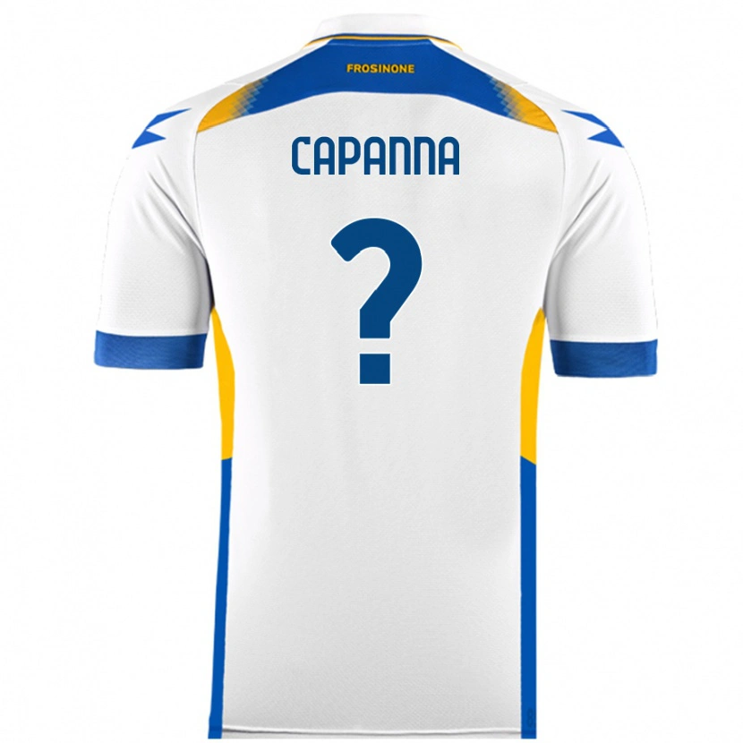 Danxen Niño Camiseta Tommaso Capanna #0 Blanco 2ª Equipación 2024/25 La Camisa