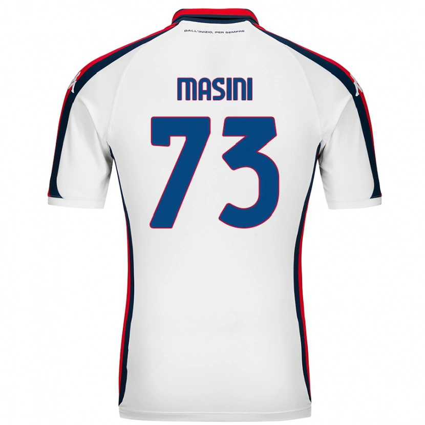 Danxen Niño Camiseta Patrizio Masini #73 Blanco 2ª Equipación 2024/25 La Camisa