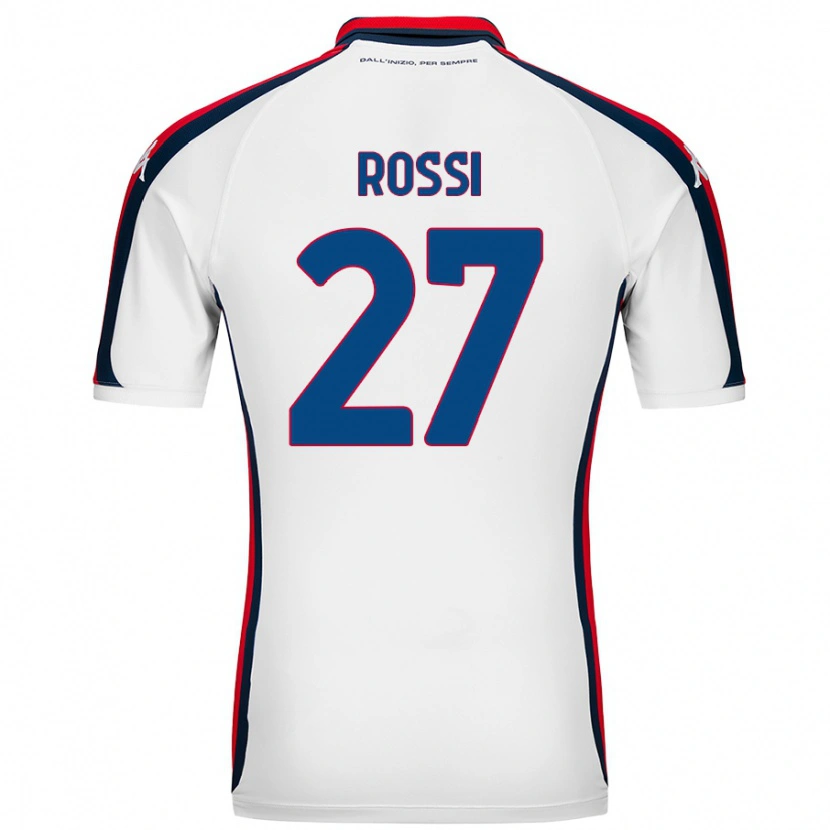 Danxen Niño Camiseta Lucrezia Rossi #27 Blanco 2ª Equipación 2024/25 La Camisa