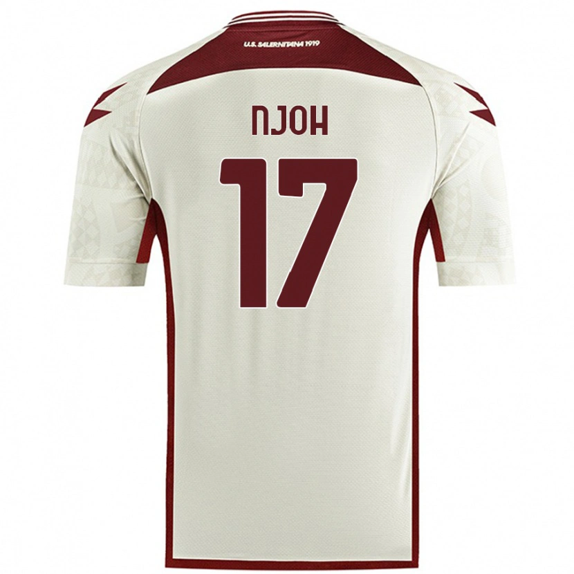 Danxen Niño Camiseta Lilian Njoh #17 Color Crema 2ª Equipación 2024/25 La Camisa