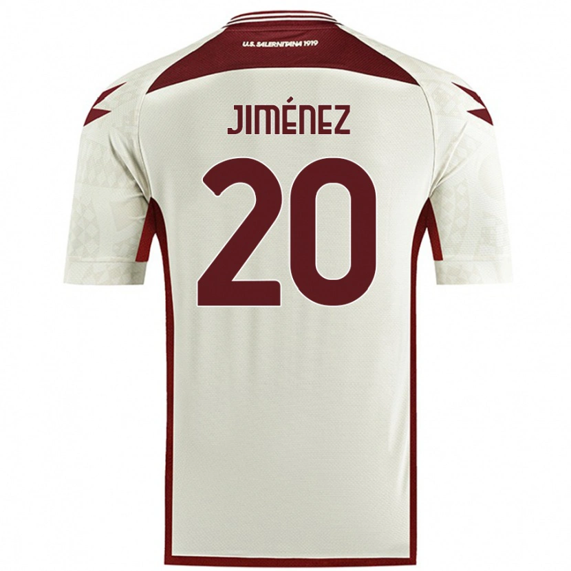 Danxen Niño Camiseta Kaleb Jiménez #20 Color Crema 2ª Equipación 2024/25 La Camisa