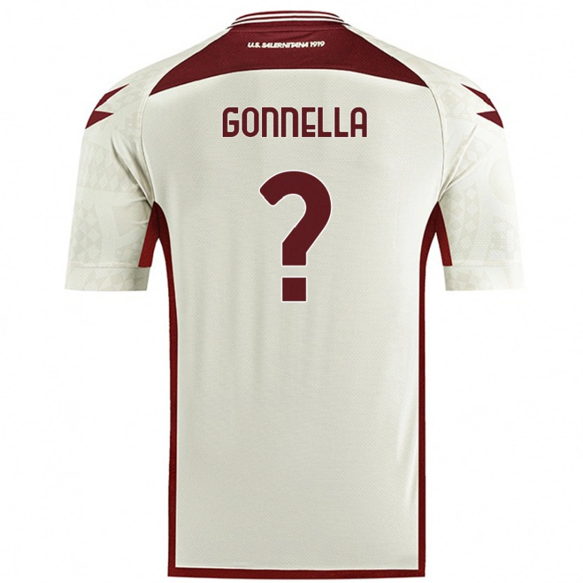 Danxen Niño Camiseta Andrea Gonnella #0 Color Crema 2ª Equipación 2024/25 La Camisa