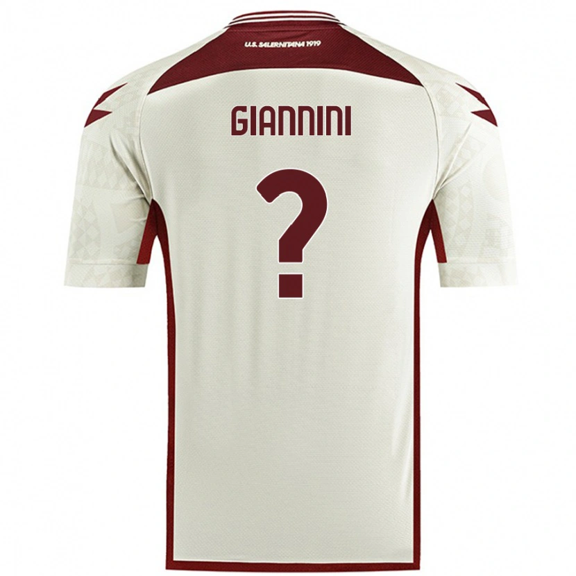 Danxen Niño Camiseta Emanuele Giannini #0 Color Crema 2ª Equipación 2024/25 La Camisa
