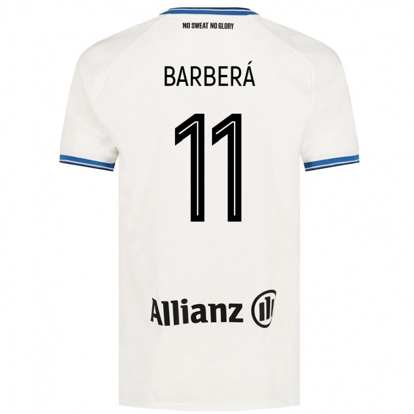 Danxen Niño Camiseta Víctor Barberá #11 Blanco 2ª Equipación 2024/25 La Camisa