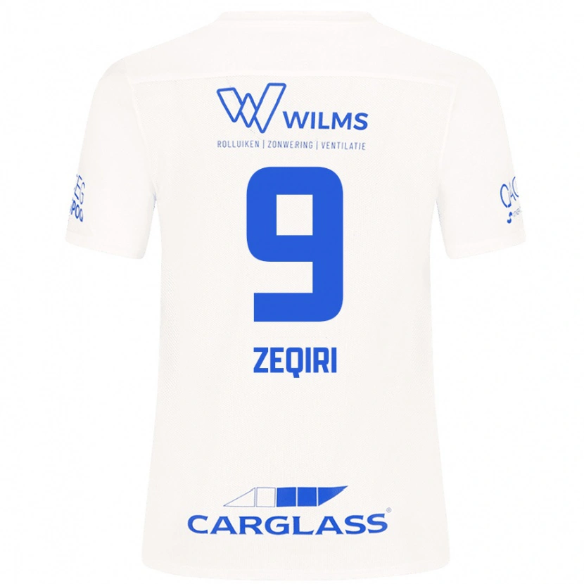 Danxen Niño Camiseta Andi Zeqiri #9 Blanco 2ª Equipación 2024/25 La Camisa