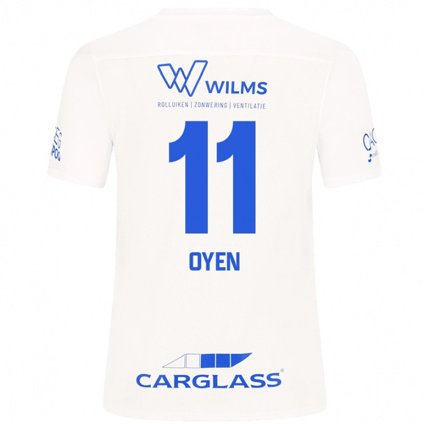 Danxen Niño Camiseta Luca Oyen #11 Blanco 2ª Equipación 2024/25 La Camisa