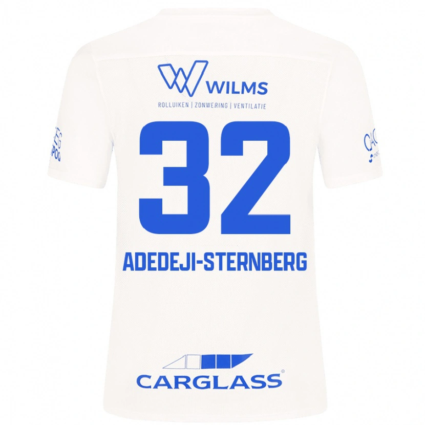 Danxen Niño Camiseta Noah Adedeji-Sternberg #32 Blanco 2ª Equipación 2024/25 La Camisa