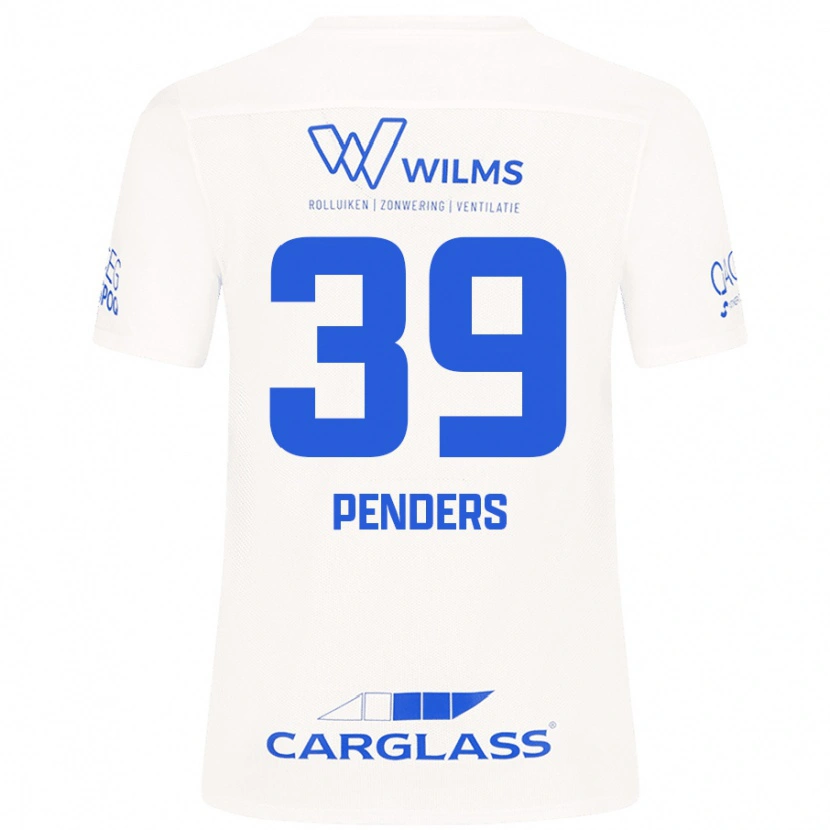Danxen Niño Camiseta Mike Penders #39 Blanco 2ª Equipación 2024/25 La Camisa