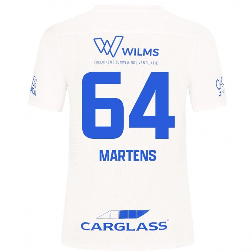 Danxen Niño Camiseta Nolan Martens #64 Blanco 2ª Equipación 2024/25 La Camisa