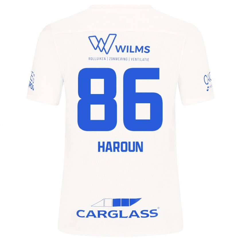 Danxen Niño Camiseta Kenan Haroun #86 Blanco 2ª Equipación 2024/25 La Camisa