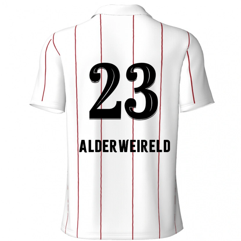 Danxen Niño Camiseta Toby Alderweireld #23 Blanco Negro 2ª Equipación 2024/25 La Camisa