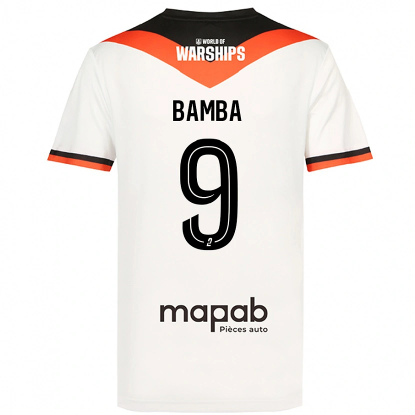 Danxen Niño Camiseta Mohamed Bamba #9 Blanco 2ª Equipación 2024/25 La Camisa