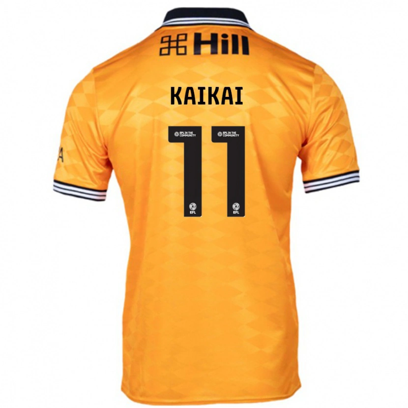 Danxen Hombre Camiseta Sullay Kaikai #11 Naranja 1ª Equipación 2024/25 La Camisa