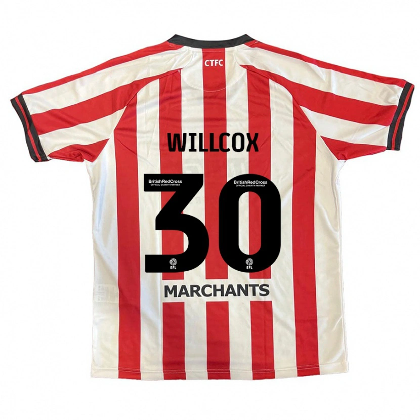 Danxen Hombre Camiseta Freddy Willcox #30 Rojo Blanco 1ª Equipación 2024/25 La Camisa