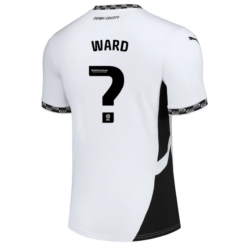Danxen Hombre Camiseta James Ward #0 Blanco Negro 1ª Equipación 2024/25 La Camisa