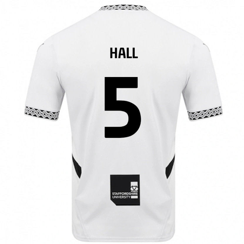 Danxen Hombre Camiseta Connor Hall #5 Blanco 1ª Equipación 2024/25 La Camisa