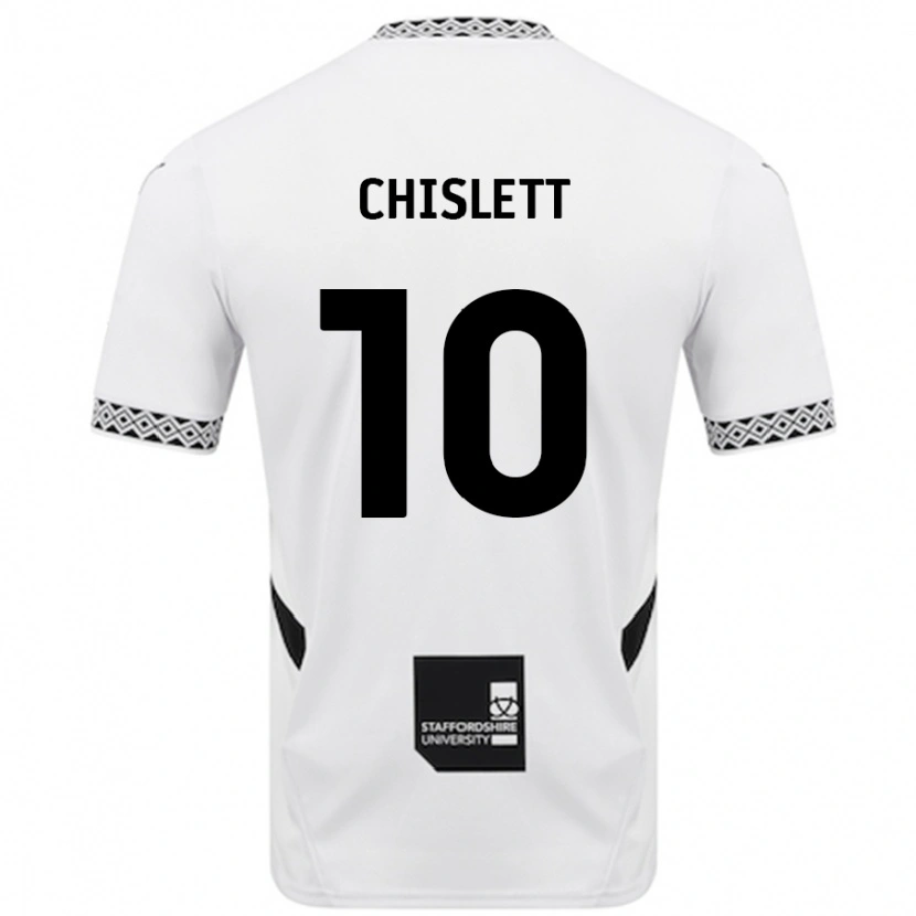Danxen Hombre Camiseta Ethan Chislett #10 Blanco 1ª Equipación 2024/25 La Camisa