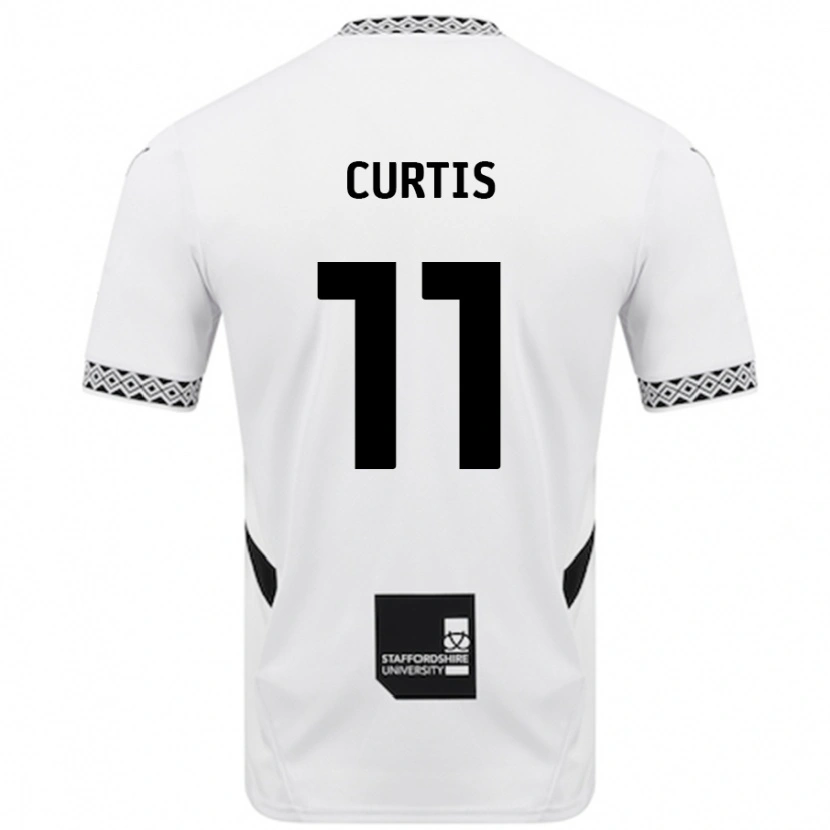Danxen Hombre Camiseta Ronan Curtis #11 Blanco 1ª Equipación 2024/25 La Camisa
