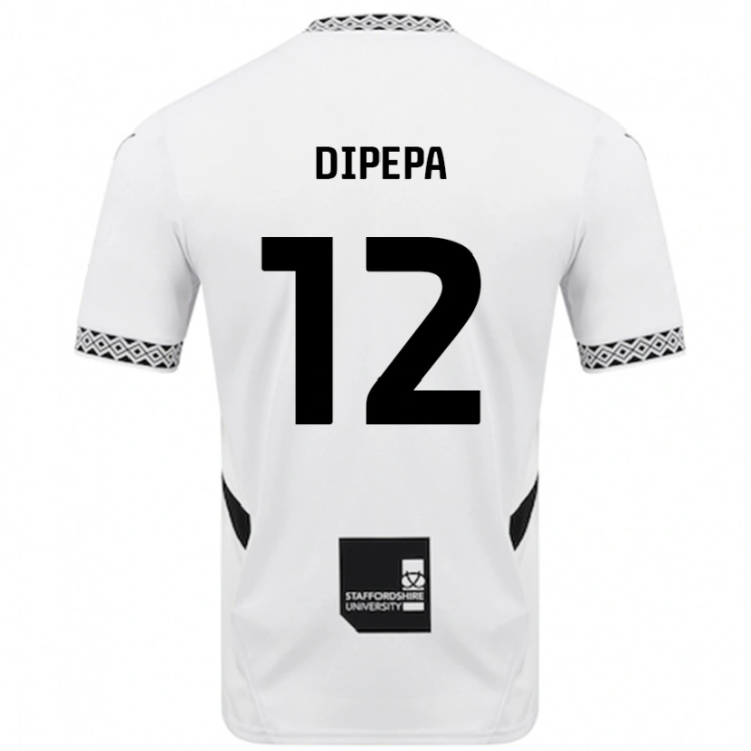 Danxen Hombre Camiseta Baylee Dipepa #12 Blanco 1ª Equipación 2024/25 La Camisa