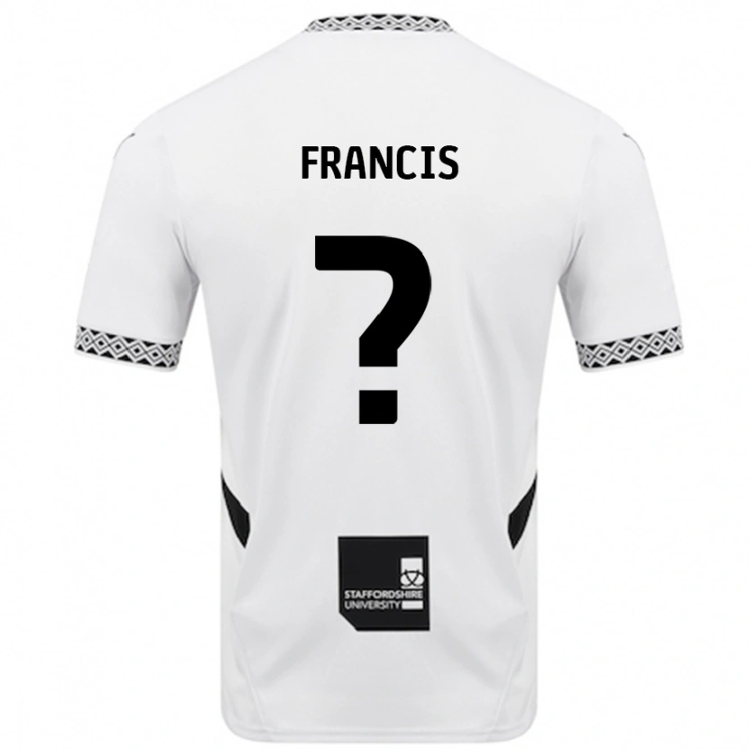 Danxen Hombre Camiseta Louis Francis #0 Blanco 1ª Equipación 2024/25 La Camisa