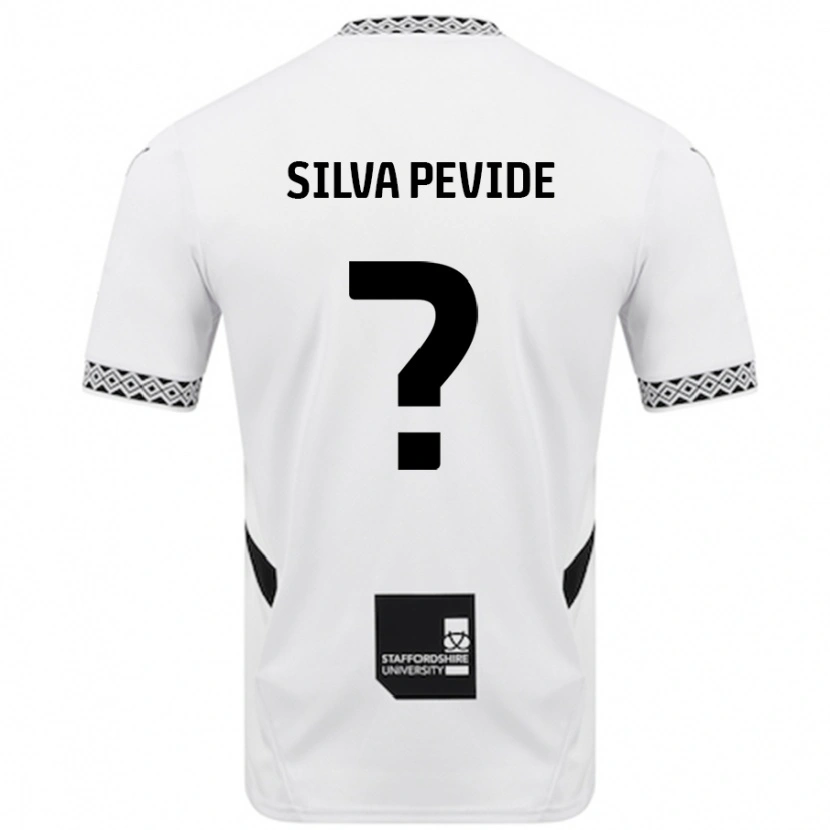 Danxen Hombre Camiseta Joao Silva Pevide #0 Blanco 1ª Equipación 2024/25 La Camisa