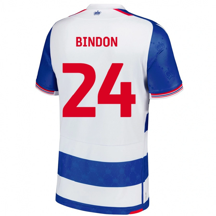 Danxen Hombre Camiseta Tyler Bindon #24 Azul Blanco 1ª Equipación 2024/25 La Camisa