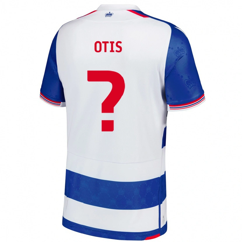Danxen Hombre Camiseta Lewis Otis #0 Azul Blanco 1ª Equipación 2024/25 La Camisa