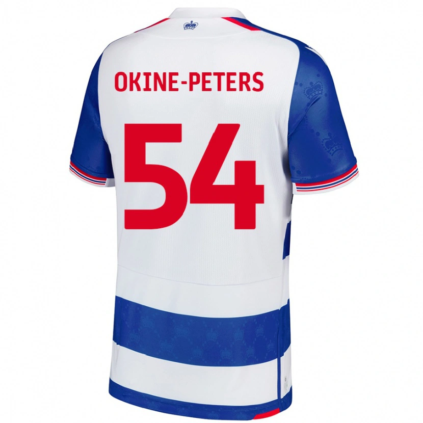 Danxen Hombre Camiseta Jeremiah Okine-Peters #54 Azul Blanco 1ª Equipación 2024/25 La Camisa