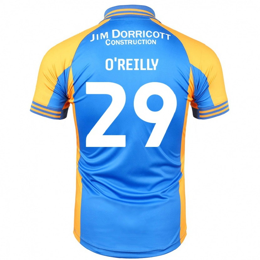 Danxen Hombre Camiseta Tommi O'reilly #29 Azul Ámbar 1ª Equipación 2024/25 La Camisa