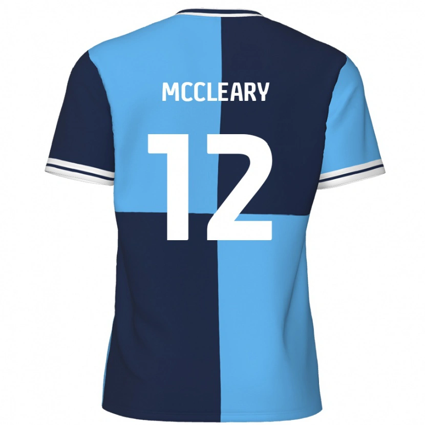 Danxen Hombre Camiseta Garath Mccleary #12 Azul Cielo Azul Oscuro 1ª Equipación 2024/25 La Camisa