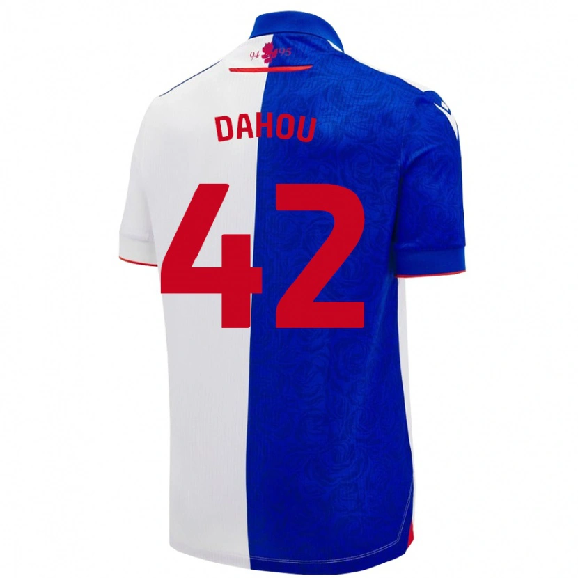 Danxen Hombre Camiseta Jemima Dahou #42 Azul Cielo Blanco 1ª Equipación 2024/25 La Camisa