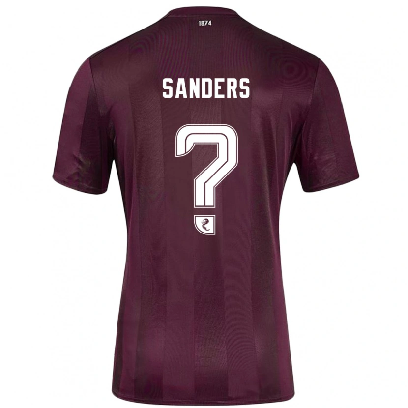 Danxen Hombre Camiseta Charlie Sanders #0 Borgoña 1ª Equipación 2024/25 La Camisa