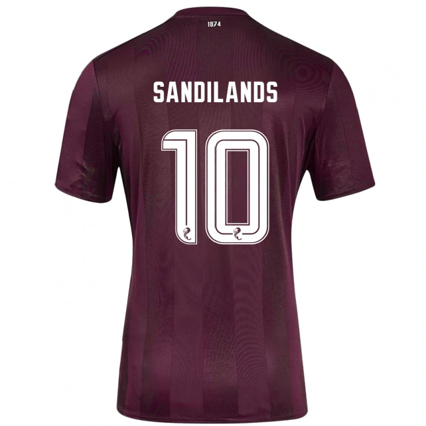 Danxen Hombre Camiseta Callum Sandilands #10 Borgoña 1ª Equipación 2024/25 La Camisa