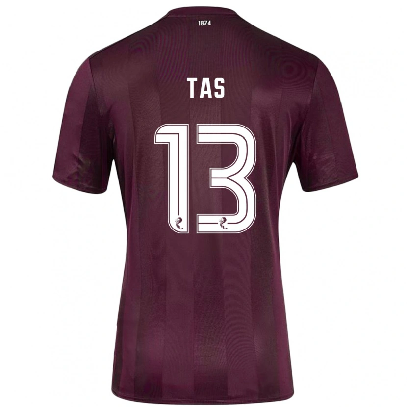 Danxen Hombre Camiseta Lyndon Tas #13 Borgoña 1ª Equipación 2024/25 La Camisa
