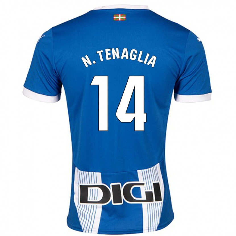 Danxen Hombre Camiseta Nahuel Tenaglia #14 Azul 1ª Equipación 2024/25 La Camisa