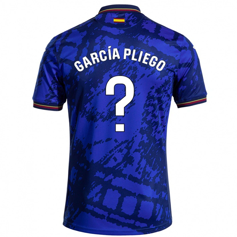 Danxen Hombre Camiseta Hugo García Pliego #0 Azul Más Oscuro 1ª Equipación 2024/25 La Camisa