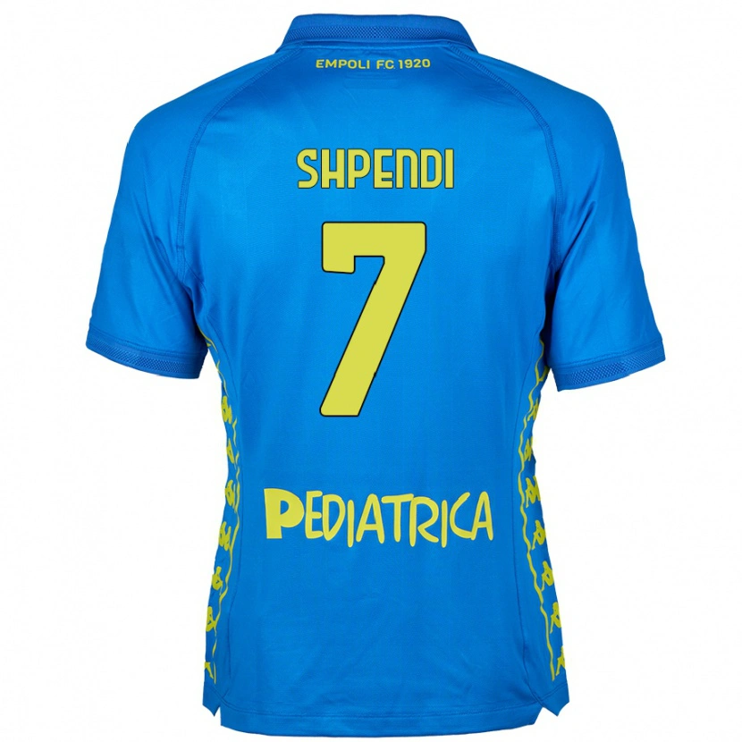 Danxen Hombre Camiseta Stiven Shpendi #7 Azul 1ª Equipación 2024/25 La Camisa